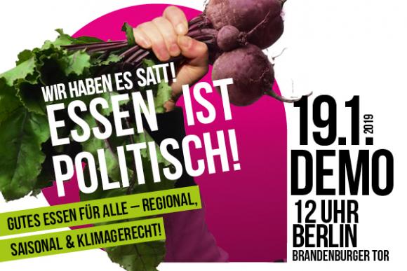 Bild zur Wir haben es satt!-Demo 2019 – Rote Beete 1