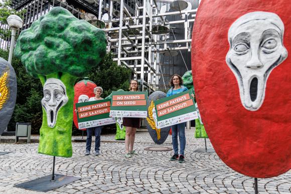 Der Schrei Gemüse vor dem EPA