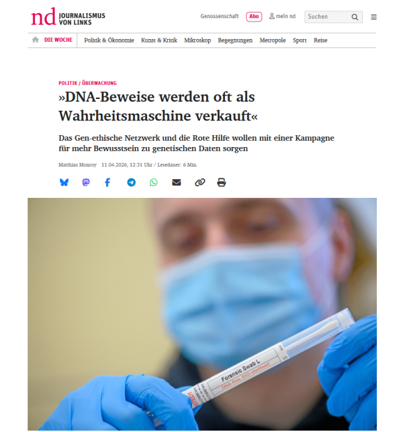 screenshot von nd-aktuell.de
